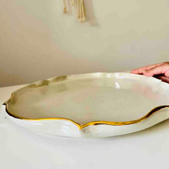 AURUM Round Flat Serving Platter