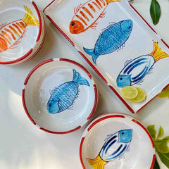 Oceans Serving Bowl