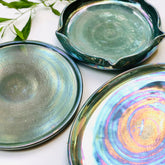 Glowing Oval Serving Platter