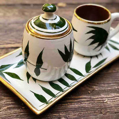 Palm Leaves Rectangular Platter