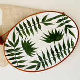 Palm Leaves Oval Platter