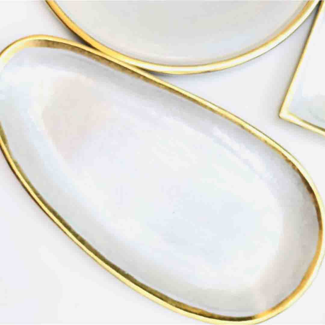 AURUM Pear Serving Platter