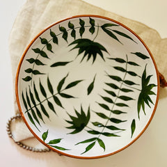 Palm Leaves Serving Bowl